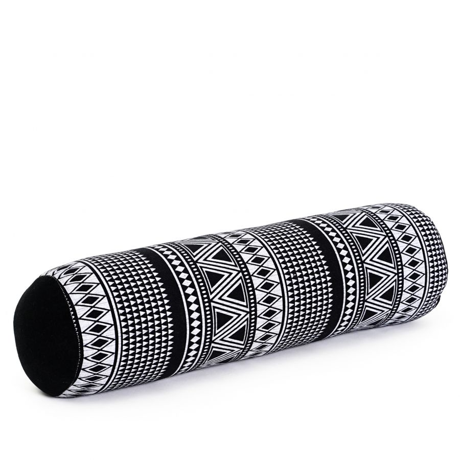 Leewadee Yoga Bolster 20 x 6 x 6 inches - Compact Kapok Roll for Yoga, Meditation & Massage