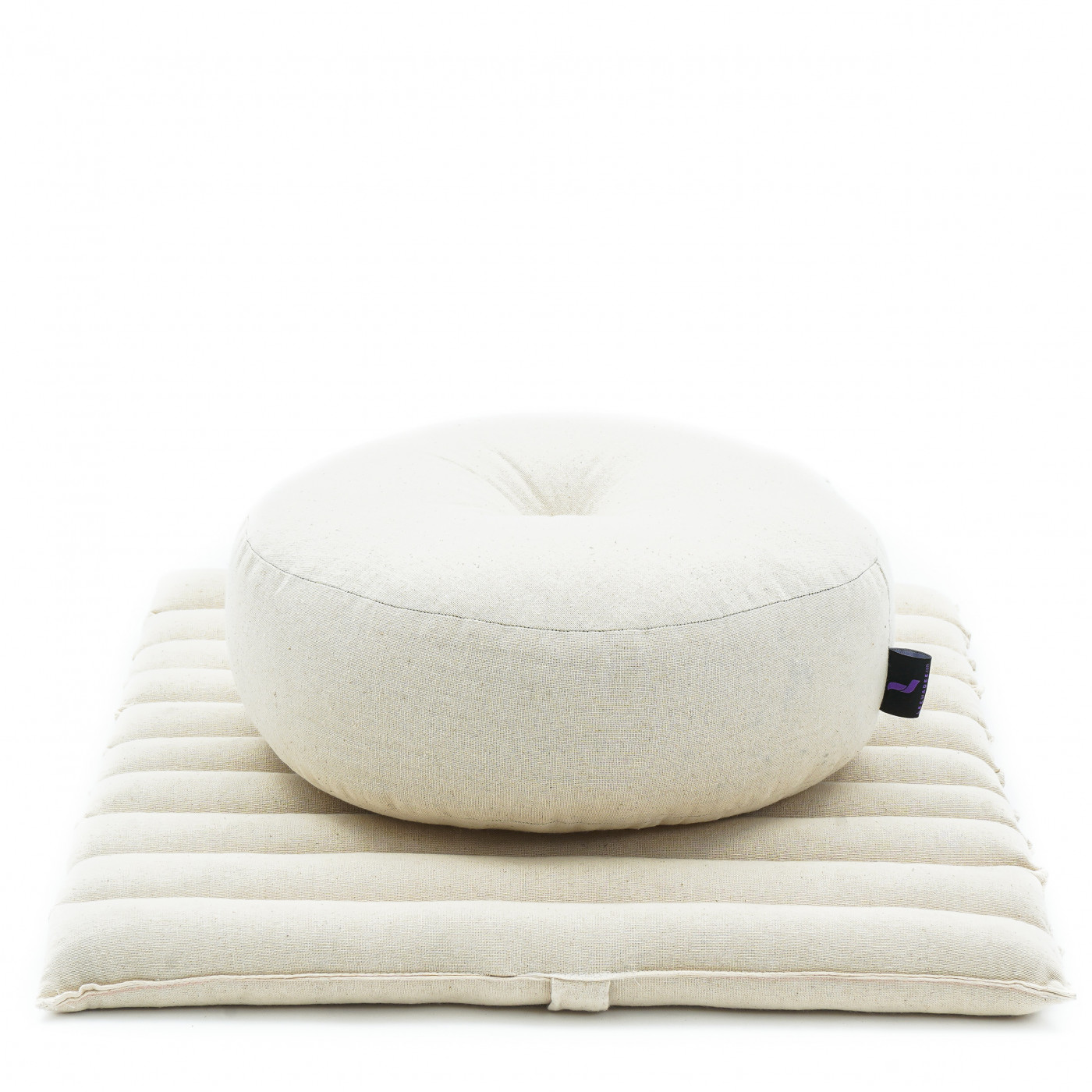 Leewadee Meditation Cushion Set – 1 Small Zafu Yoga Pillow and 1 Small  Roll-Up Zabuton Mat