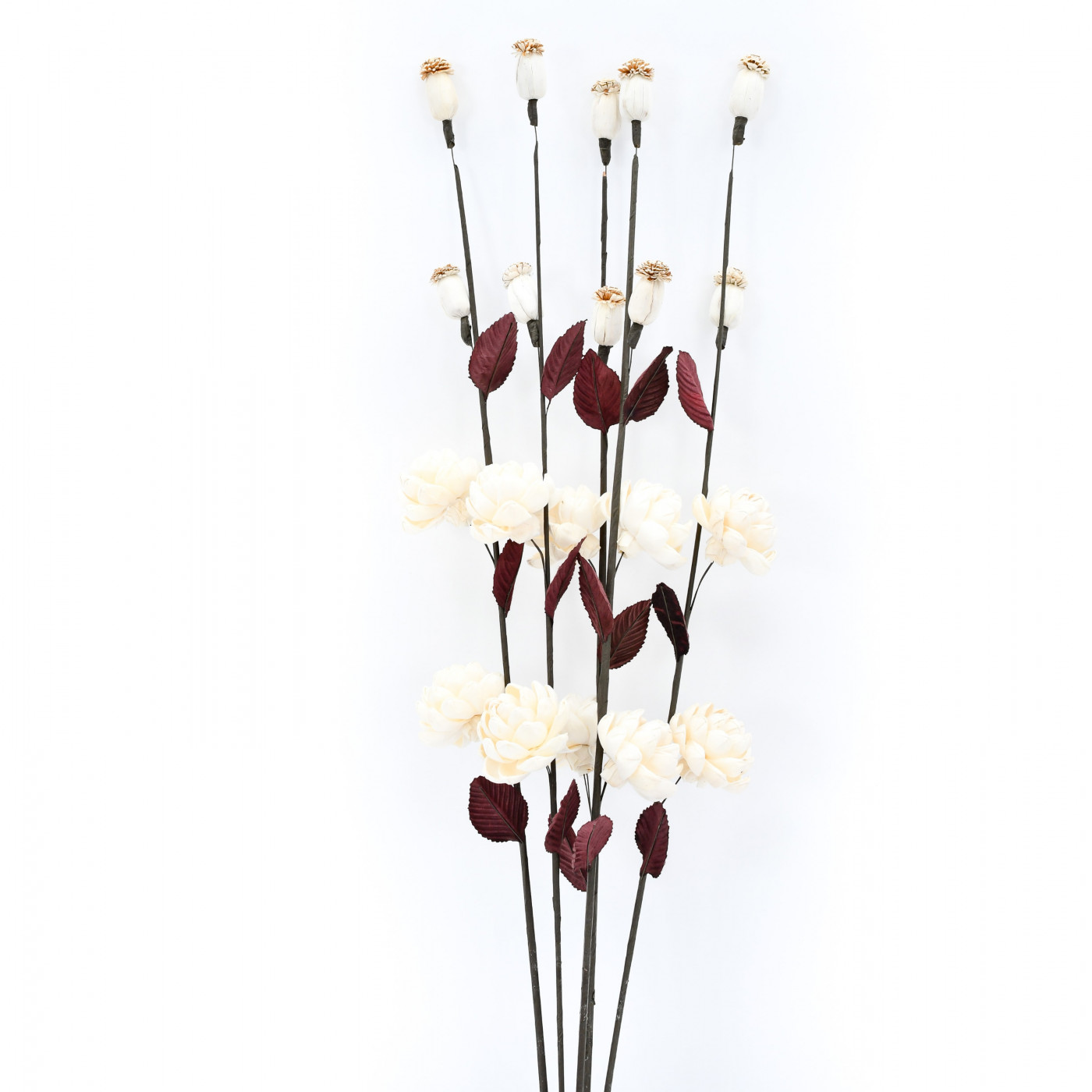 Leewadee Decorative Flowers – Colored Flower Stems for Vases