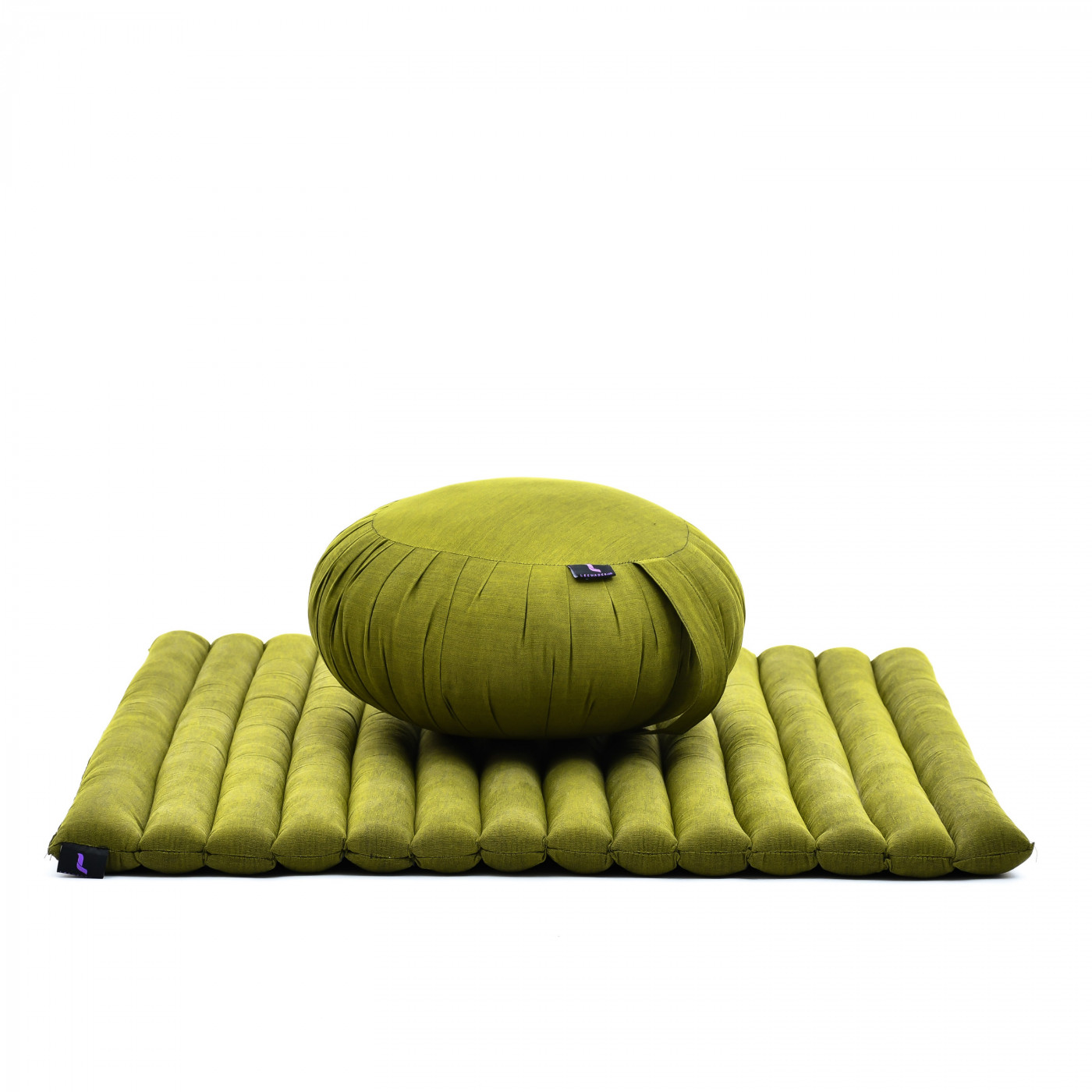 Leewadee Meditation Cushion Set – 1 Round Zafu Meditation Pillow