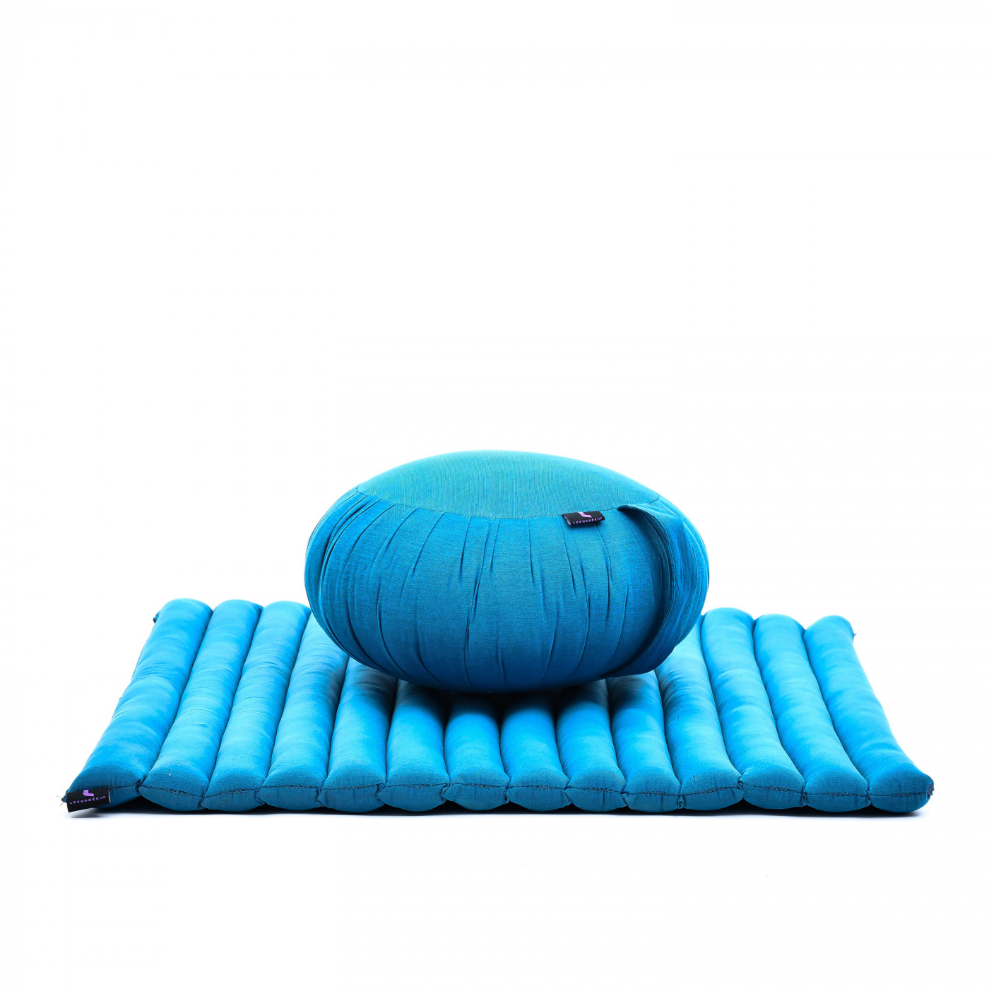 Zafu Zabuton Meditation Set schwarz  Kissen Sitz Matte Yoga Zen Kapok Baumwolle 