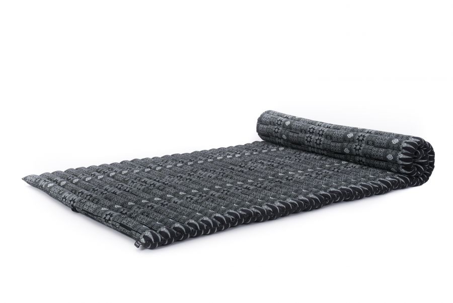 Leewadee Brede Thaise Rolmat 190 X 100 cm - Kapok Vloermat Massage & Slapen Futon Alternatief