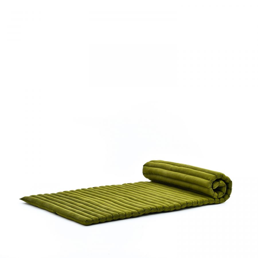 Leewadee Thaise Rolmat 190 X 70 cm - Kapok Vloermat voor Slapen, Massage & Meditatie Futon Alternatief