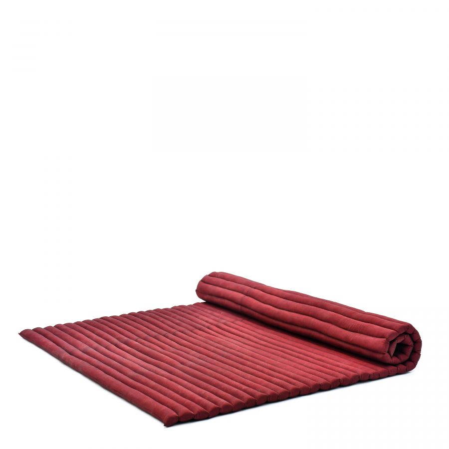 Leewadee Extra Brede Thaise Rolmat 190 X 145 cm - Kapok Vloermat 2 Personen & Massage Futon Alternatief