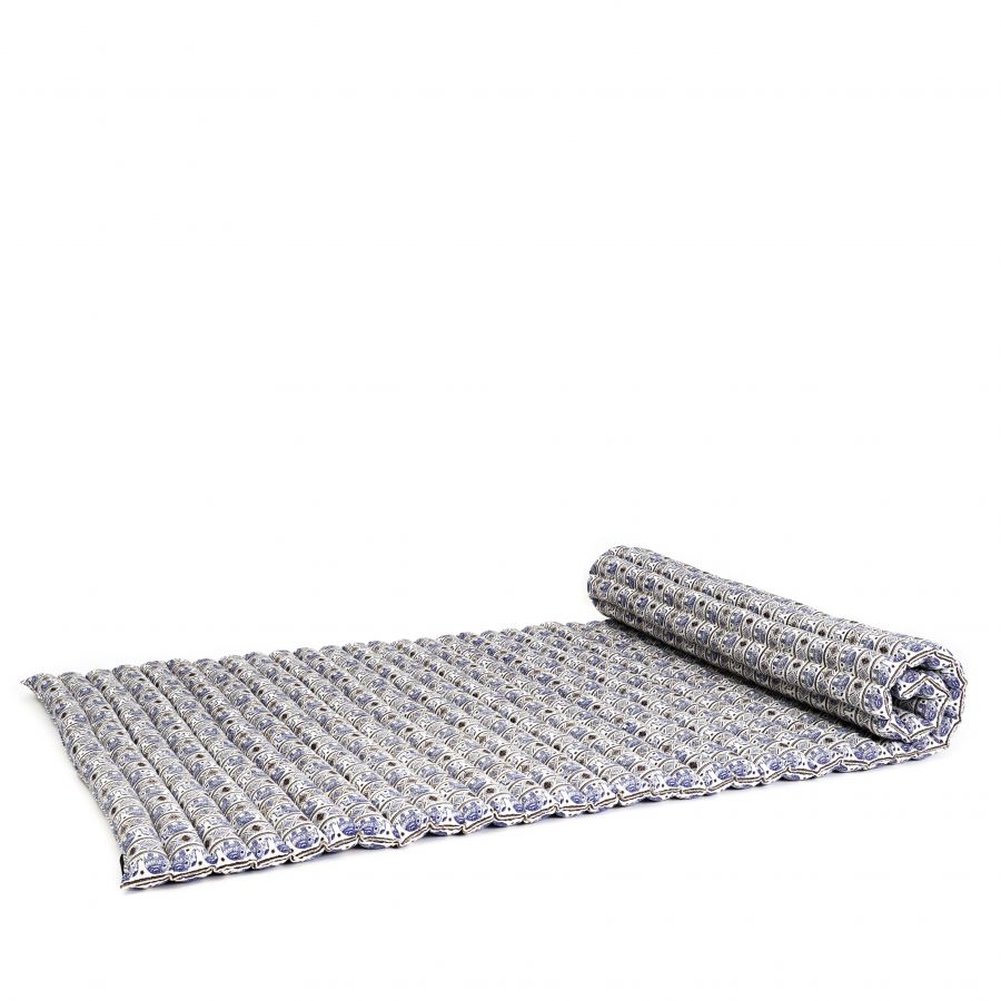 Leewadee Szeroka Rolowana Tajska Mata 190 X 100 cm - Kapok Masaż Tajski & Spanie Alternatywa Futon