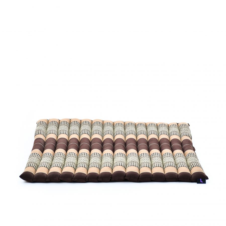Leewadee Zabuton Mata do Medytacji 70 x 70 cm - Kapok Poduszka Podłogowa Joga Zen Seiza
