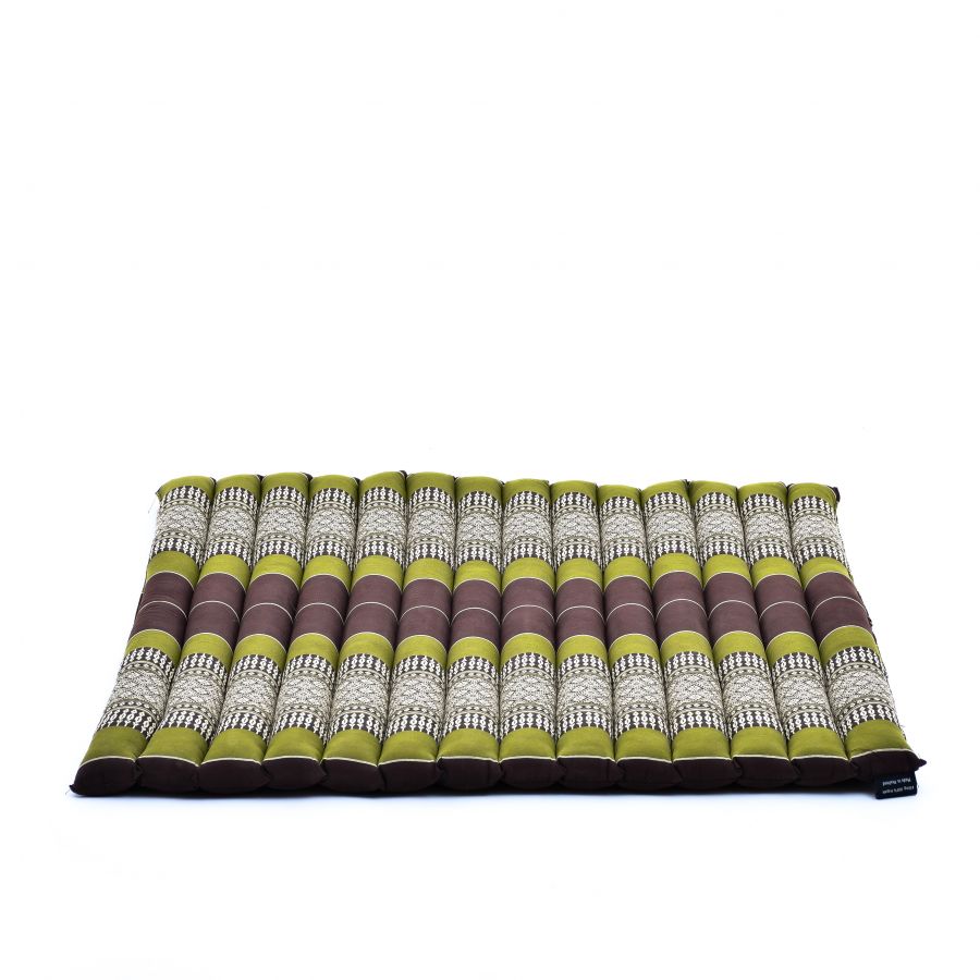 Leewadee Zabuton Mata do Medytacji 70 x 70 cm - Kapok Poduszka Podłogowa Joga Zen Seiza