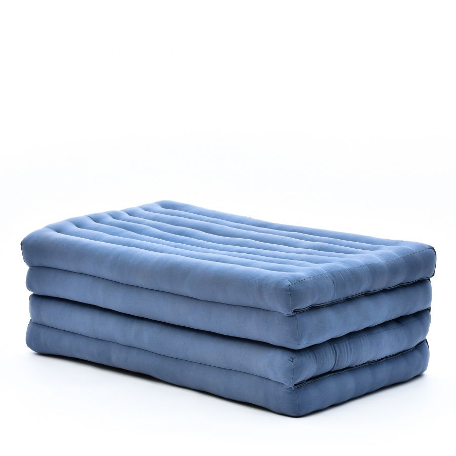 Leewadee Tajski Składany Materac 200 x 70 cm - Kapok Podłogowy Alternatywa Futon Sen Joga Masaż & Medytacja