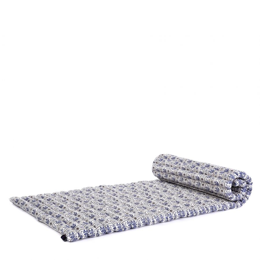 Leewadee Rolowana Tajska Mata 190 x 70 cm - Kapok Mata Podłogowa Spanie Masaż Alternatywa Futon