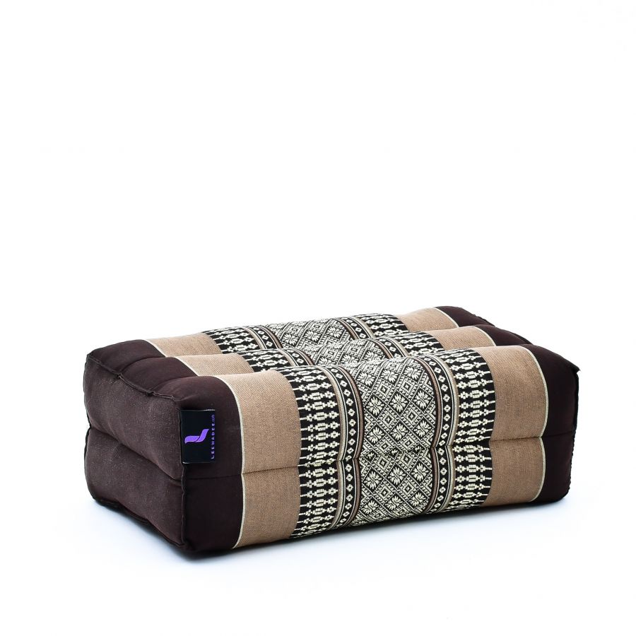 Leewadee Yogablock Kudde 35 X 18 X 12 cm - Kapok Stödkudde Yoga, Meditation & Avkoppling