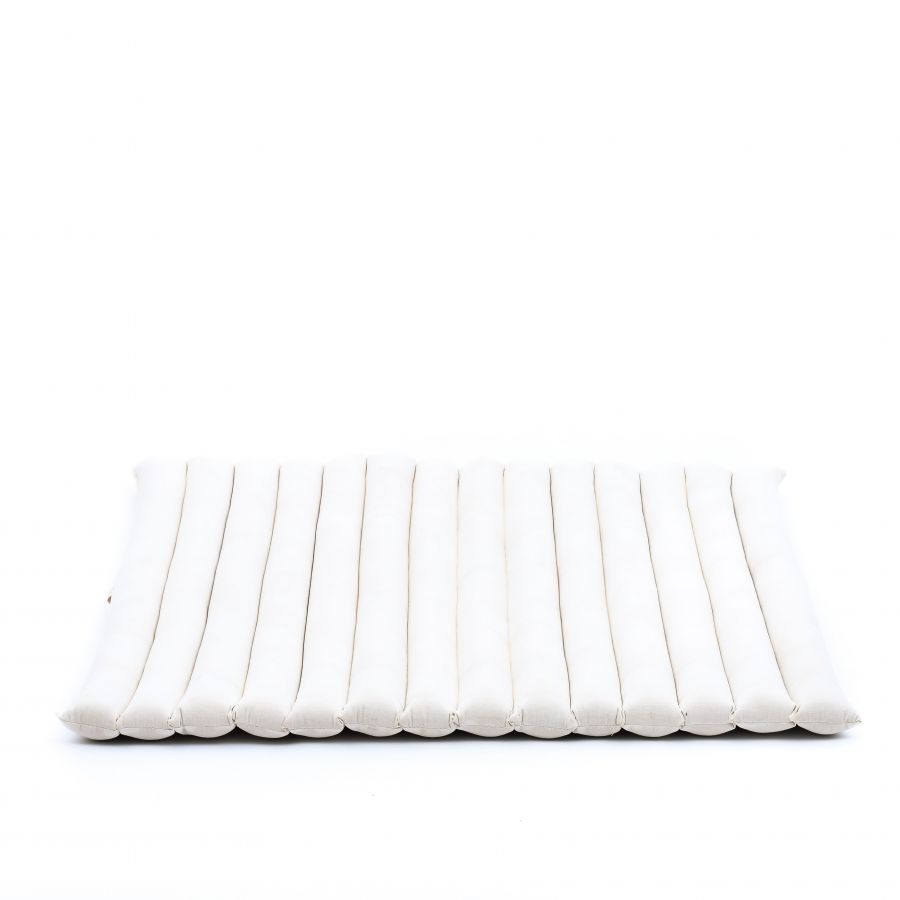 Leewadee Zabuton Meditationsmatta 70 x 70 cm - Kapok Golvkudde Yoga Zen Knästöd Seiza