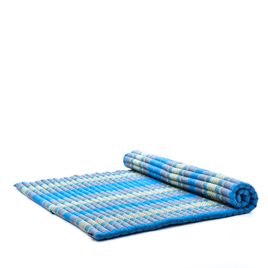 Leewadee Extra Bred Thairullmatta 190 x 145 cm - Kapok Golvmatta 2 Pers Massage Futon Alternativ