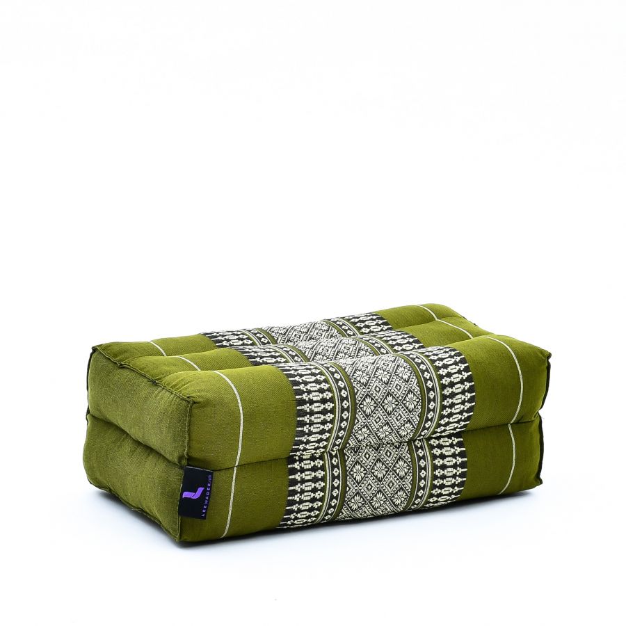 Leewadee Yogablock Kudde 35 x 18 x 12 cm - Kapok Stödkudde Yoga, Meditation & Avkoppling