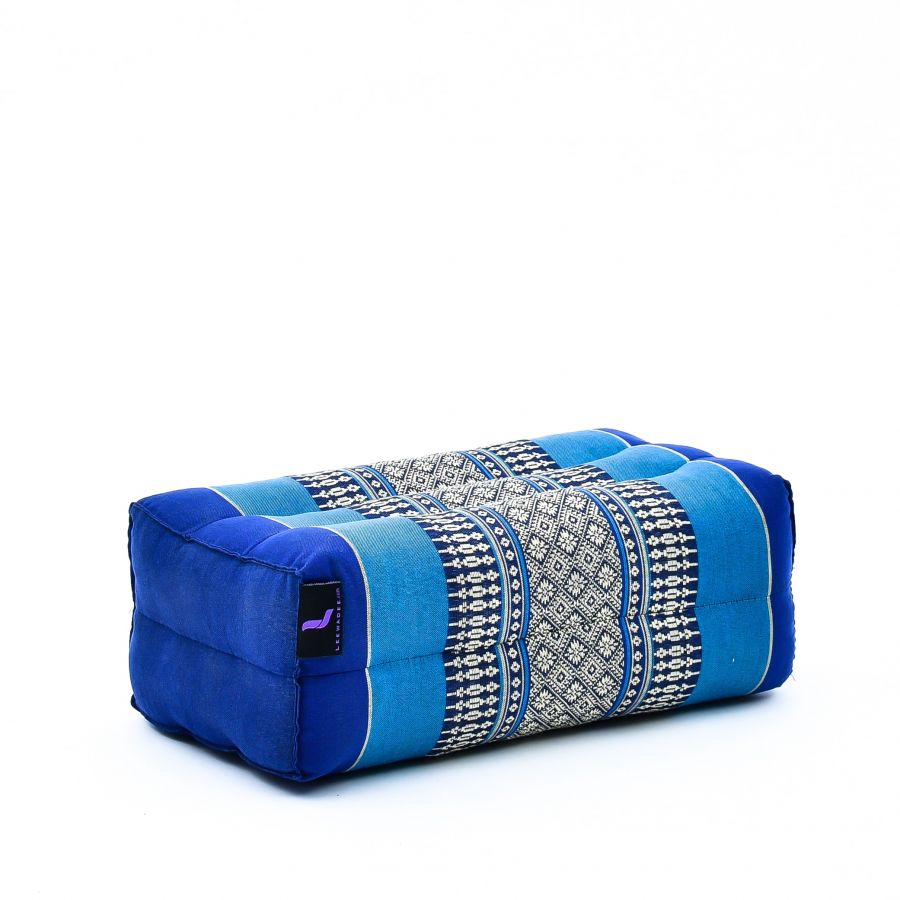Leewadee Yogablock Kudde 35 x 18 x 12 cm - Kapok Stödkudde Yoga, Meditation & Avkoppling