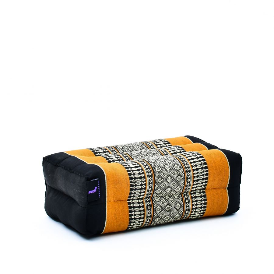 Leewadee Yogablock Kudde 35 x 18 x 12 cm - Kapok Stödkudde Yoga, Meditation & Avkoppling