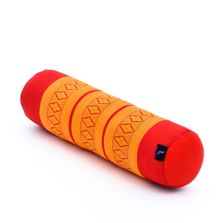 Leewadee Yoga Bolster 50 X 15 X 15 cm - Compact Kapok Roll for Yoga, Meditation & Massage