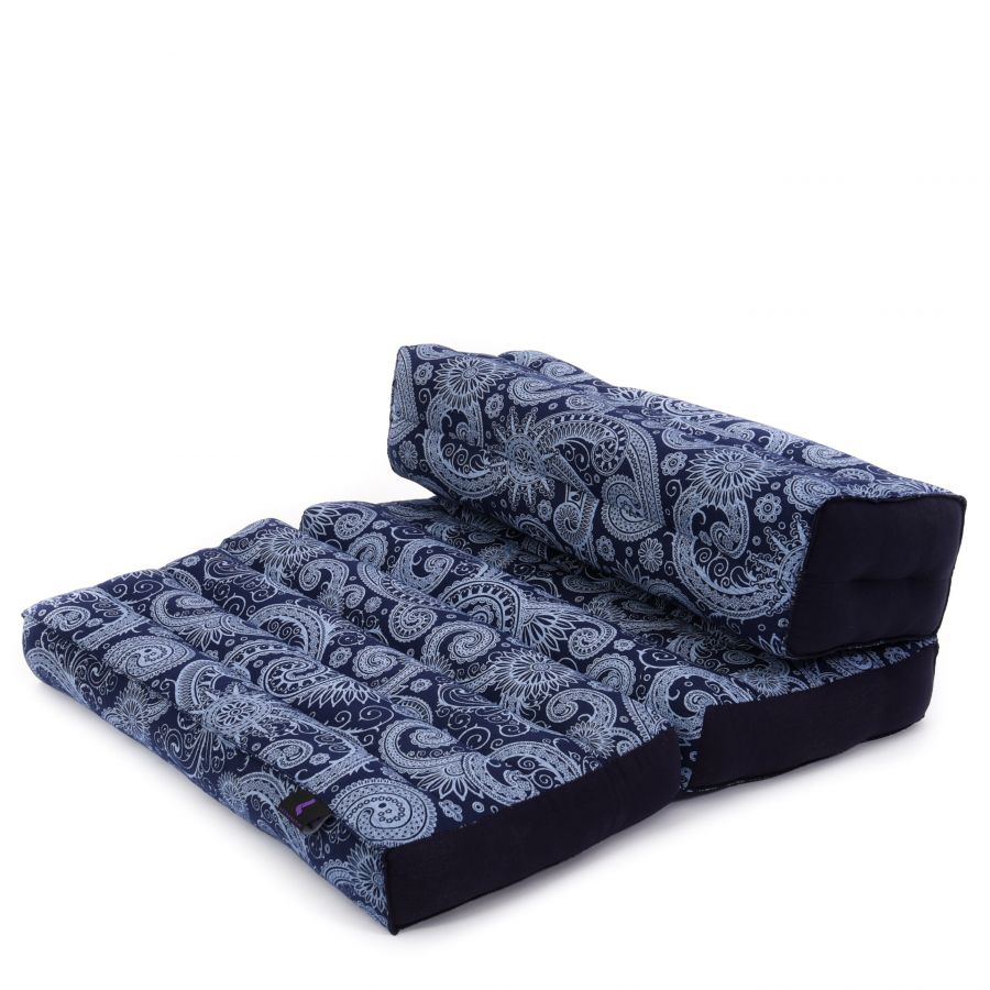 Leewadee Foldable Meditation Cushion 50 X 70 X 12 cm - Kapok Floor Seat Cushion for Meditation & Relaxation