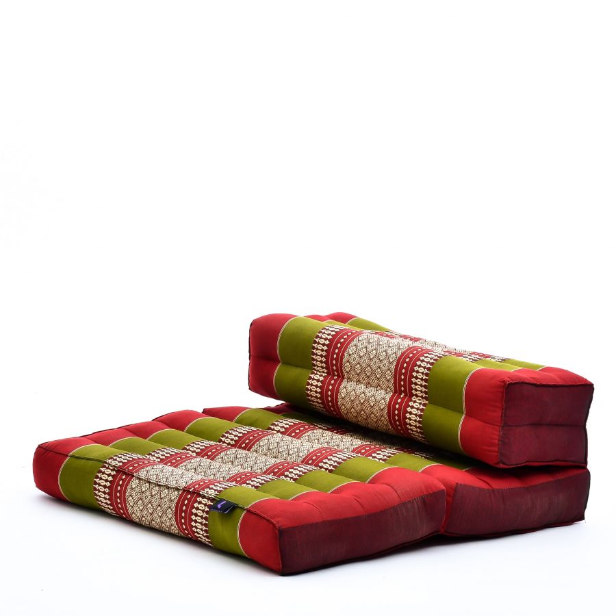 Leewadee Foldable Meditation Cushion 50 x 70 x 12 cm - Kapok Floor Seat Cushion for Meditation & Relaxation