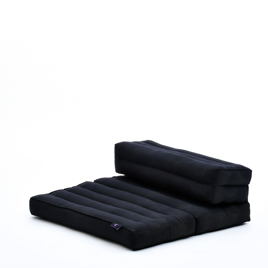 Leewadee Foldable Meditation Cushion 50 x 70 x 12 cm - Kapok Floor Seat Cushion for Meditation & Relaxation