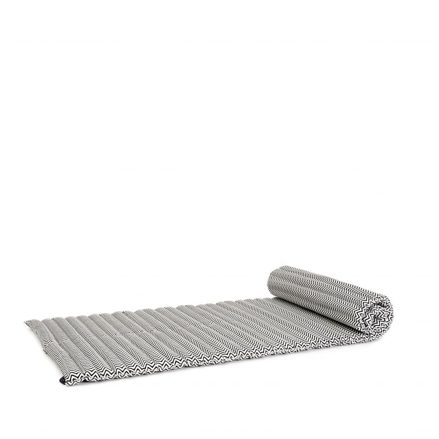 Leewadee Wide Rollable Thai Mat 190 x 100 cm - Kapok Floor Mat for Sleeping, Massage & Meditation Futon Alternative